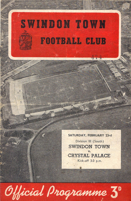 <b>Saturday, February 23, 1957</b><br />vs. Crystal Palace (Home)